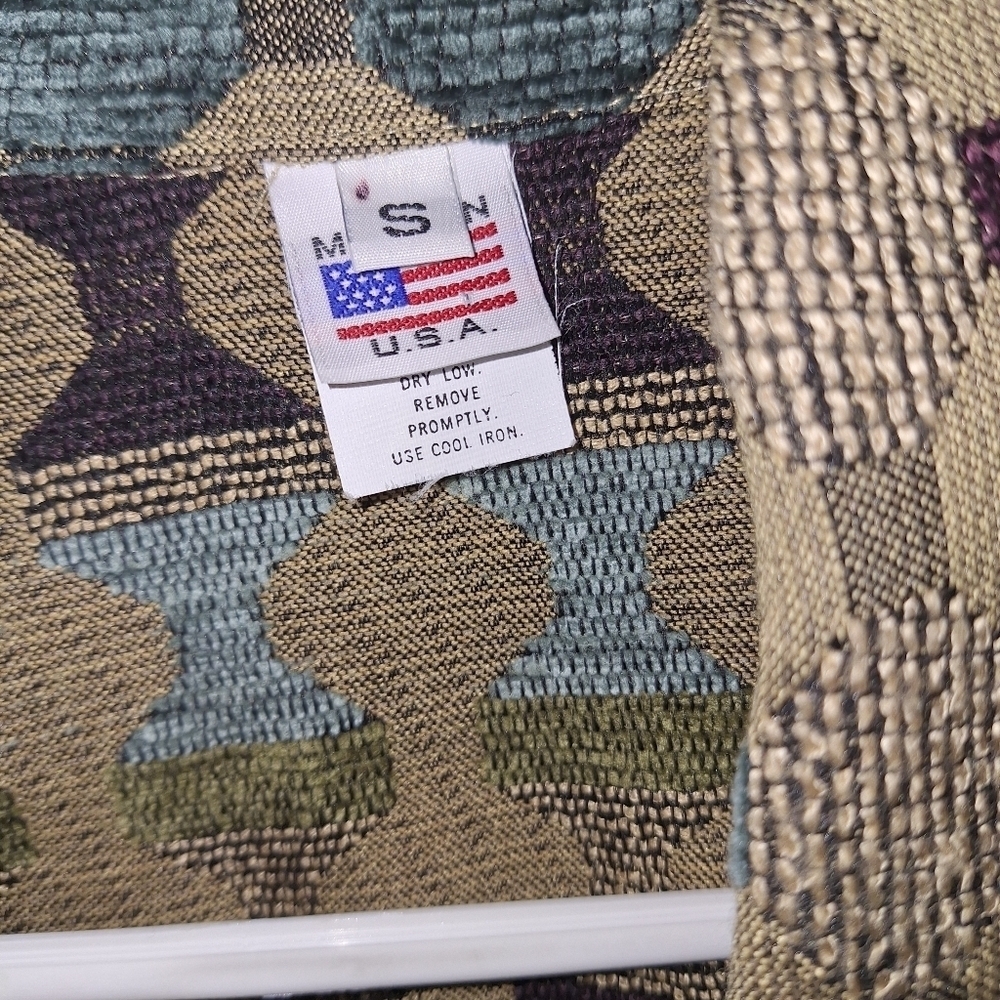 Brown Pattern Blazer Size Small - image 3